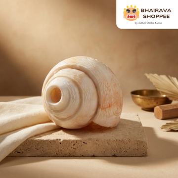 Natural White Puja Blowing Shankh | Loud Sound Conch Shell