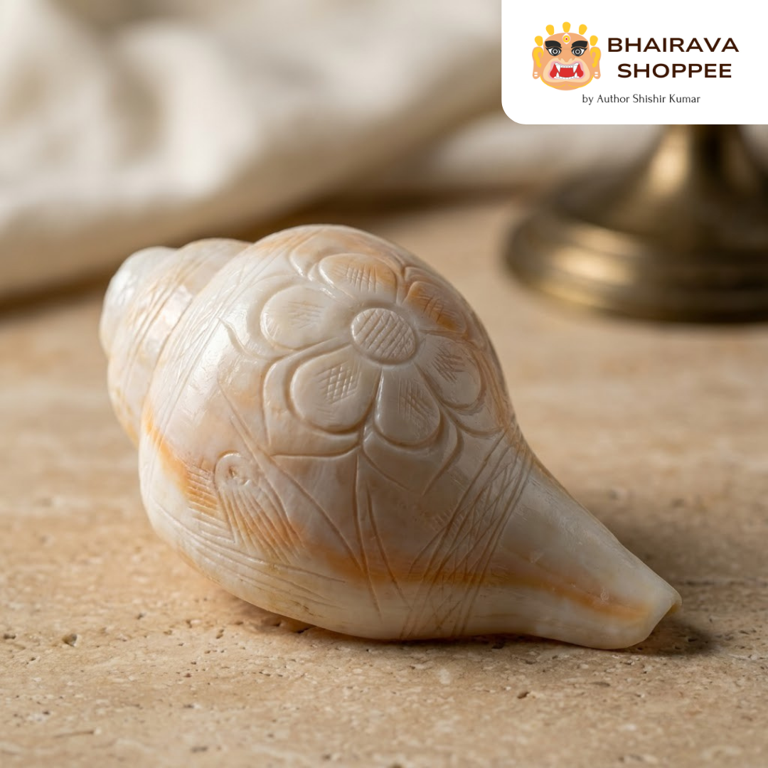 Natural White Puja Blowing Shankh | Loud Sound Conch Shell