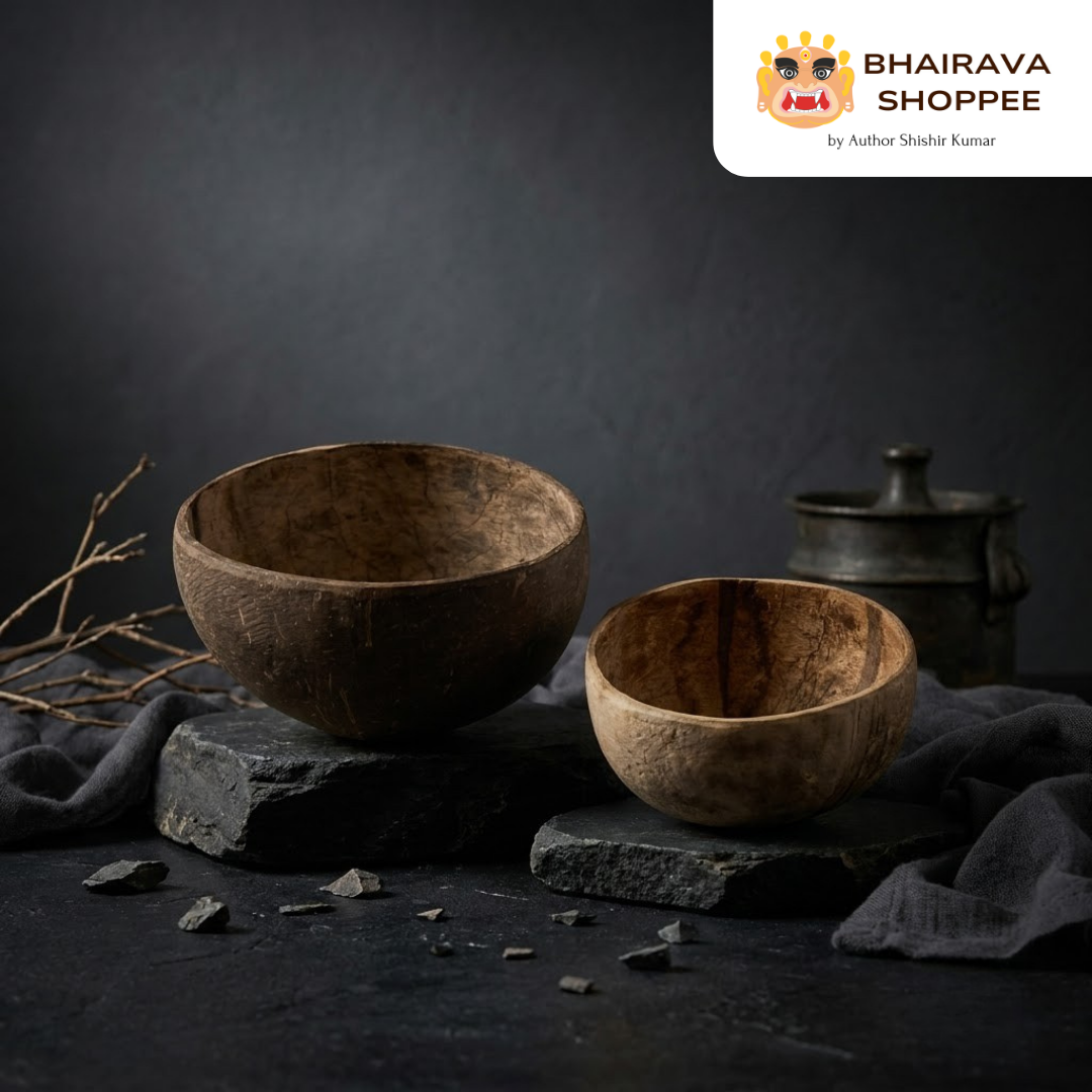 Siddha Khappar | Sacred Coconut Paatra for Karan Prasad Offering & Puja