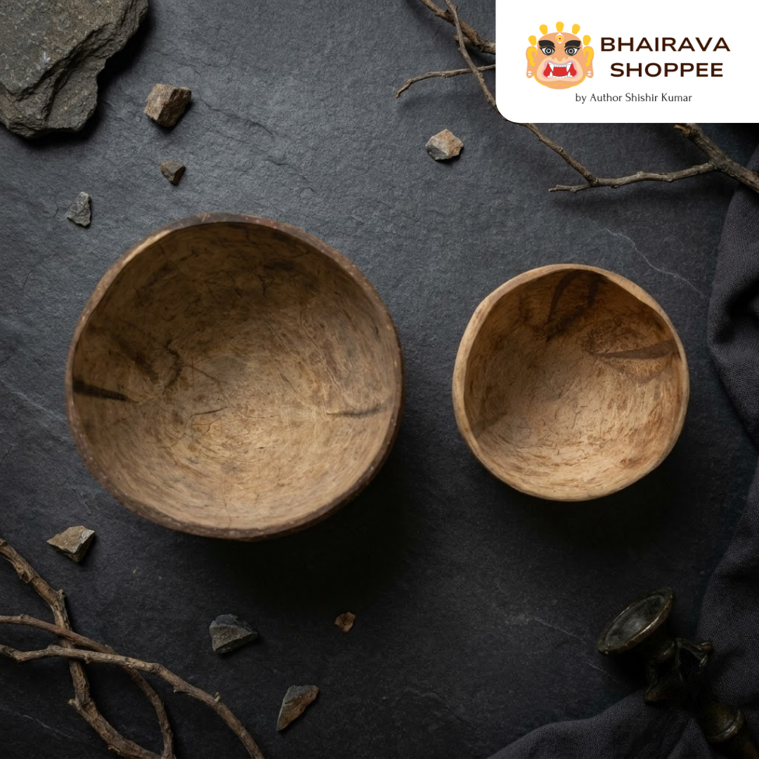 Siddha Khappar | Sacred Coconut Paatra for Karan Prasad Offering & Puja