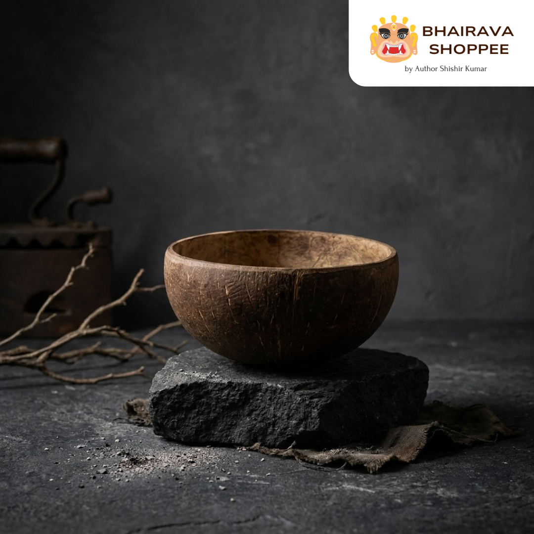 Siddha Khappar | Sacred Coconut Paatra for Karan Prasad Offering & Puja