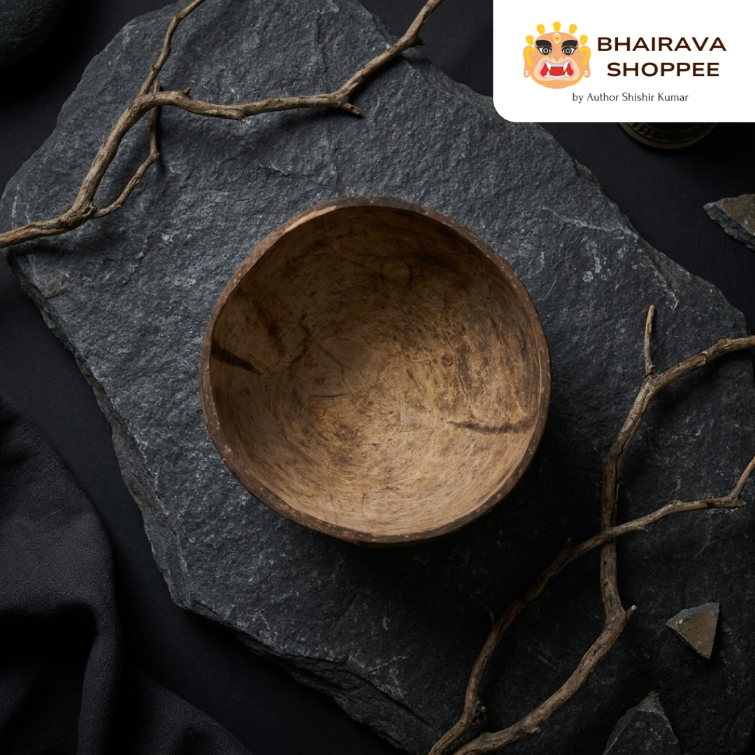 Siddha Khappar | Sacred Coconut Paatra for Karan Prasad Offering & Puja