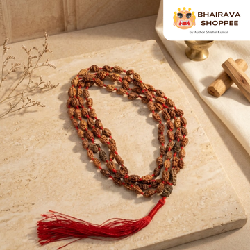 1 Mukhi Indonesian Rudraksha Mala | Surya Tattva | Premium Rudraksha Mala