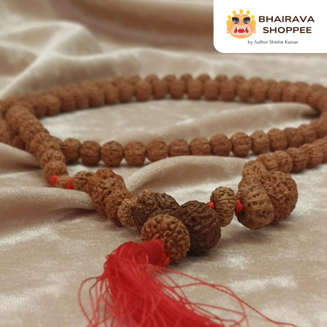 1–14 Mukhi Rudraksha Mala (Indonesia Origin) | Sarva Siddha Mala with Gauri Shankar & Ganesh