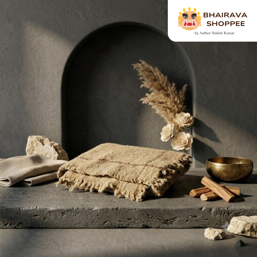 Bhed Aasan – Sacred Ritual Seat for Spiritual & Tantric Practices (16x33 in)
