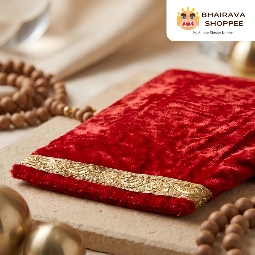 Gomukhi Jaap Mala Bag – Sacred Prayer Beads Pouch for Meditation