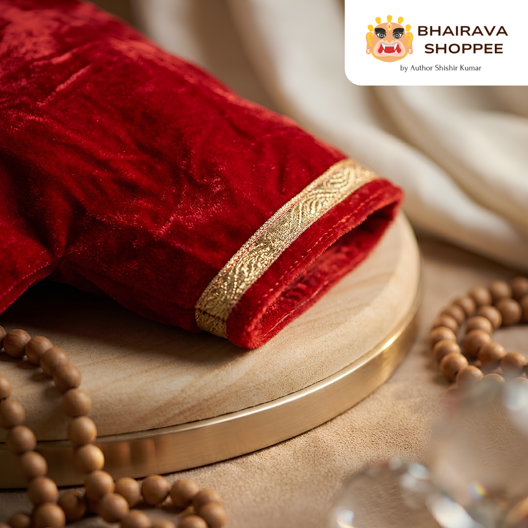 Gomukhi Jaap Mala Bag – Sacred Prayer Beads Pouch for Meditation