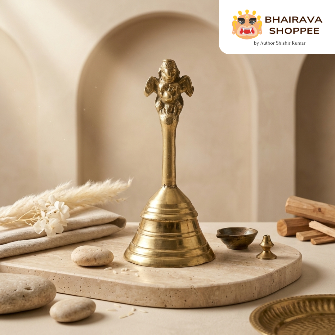 Brass Puja Bell for Home Temple