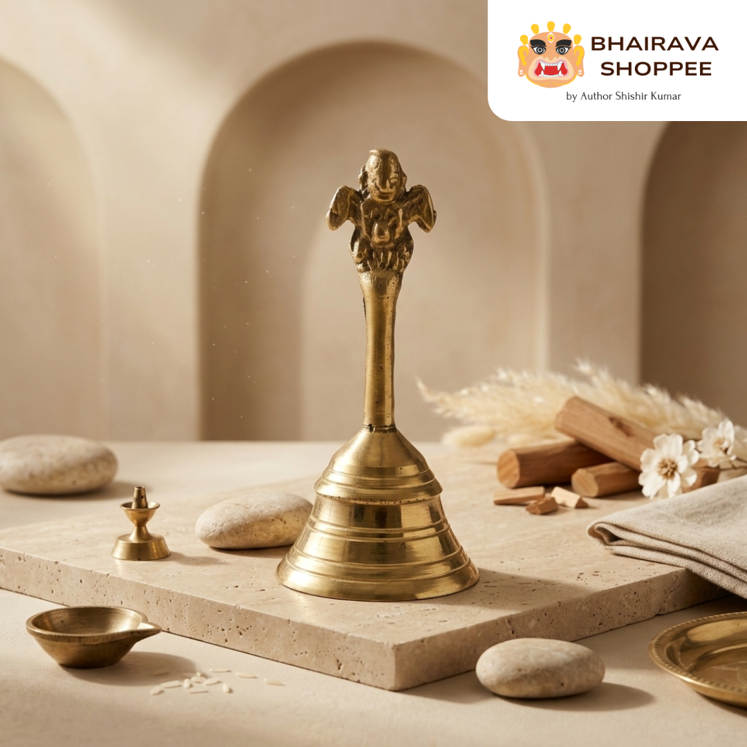 Brass Puja Bell for Home Temple