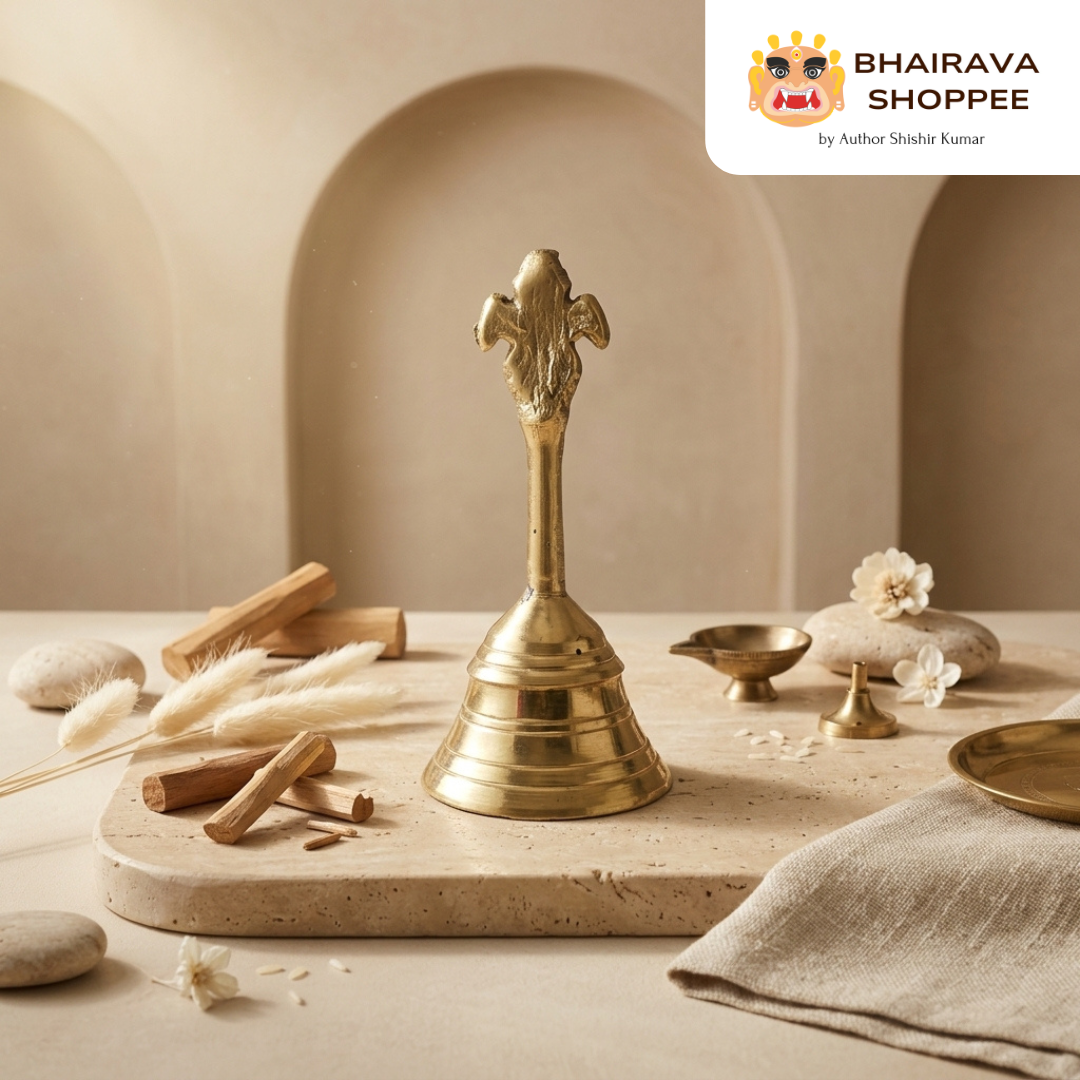 Brass Puja Bell for Home Temple