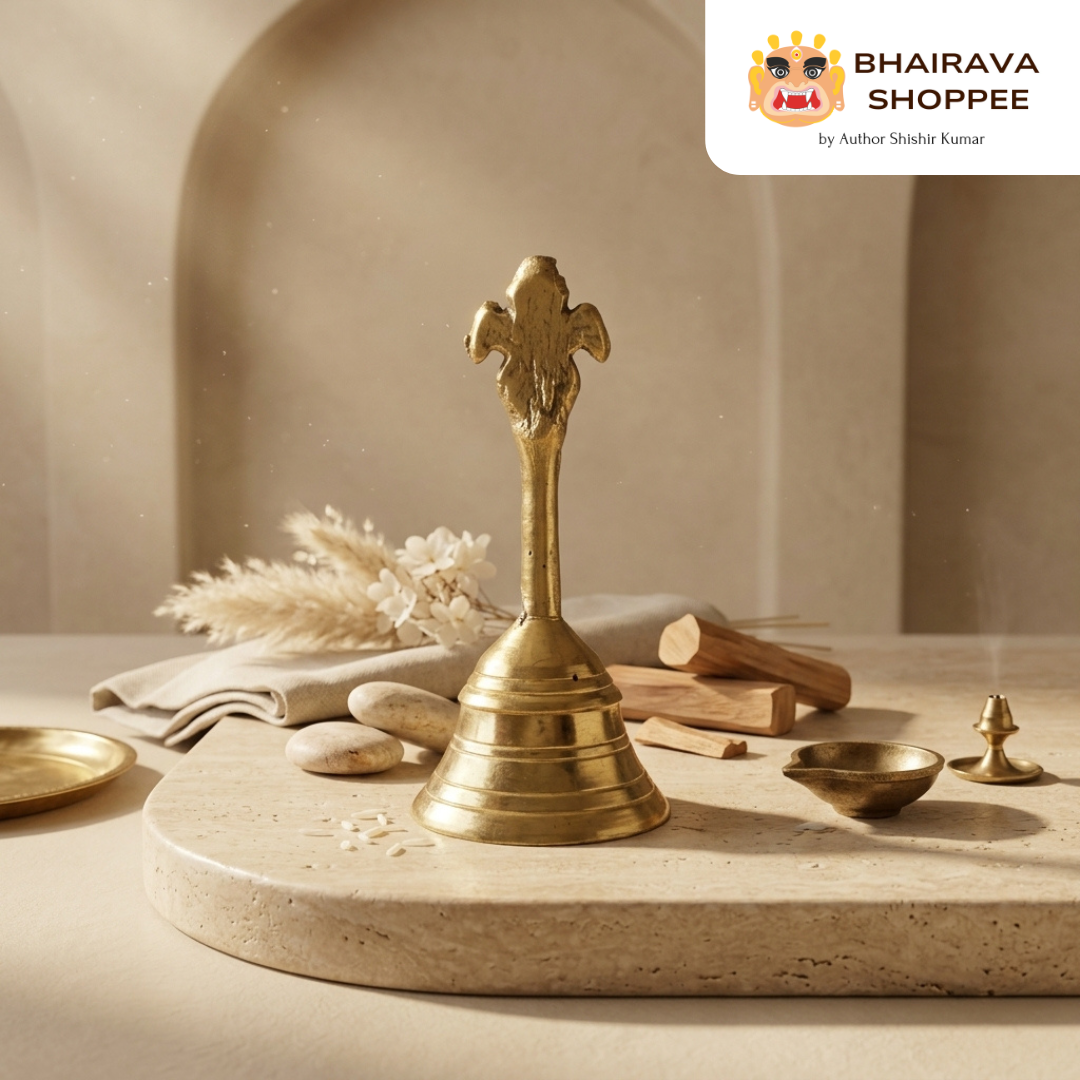 Brass Puja Bell for Home Temple