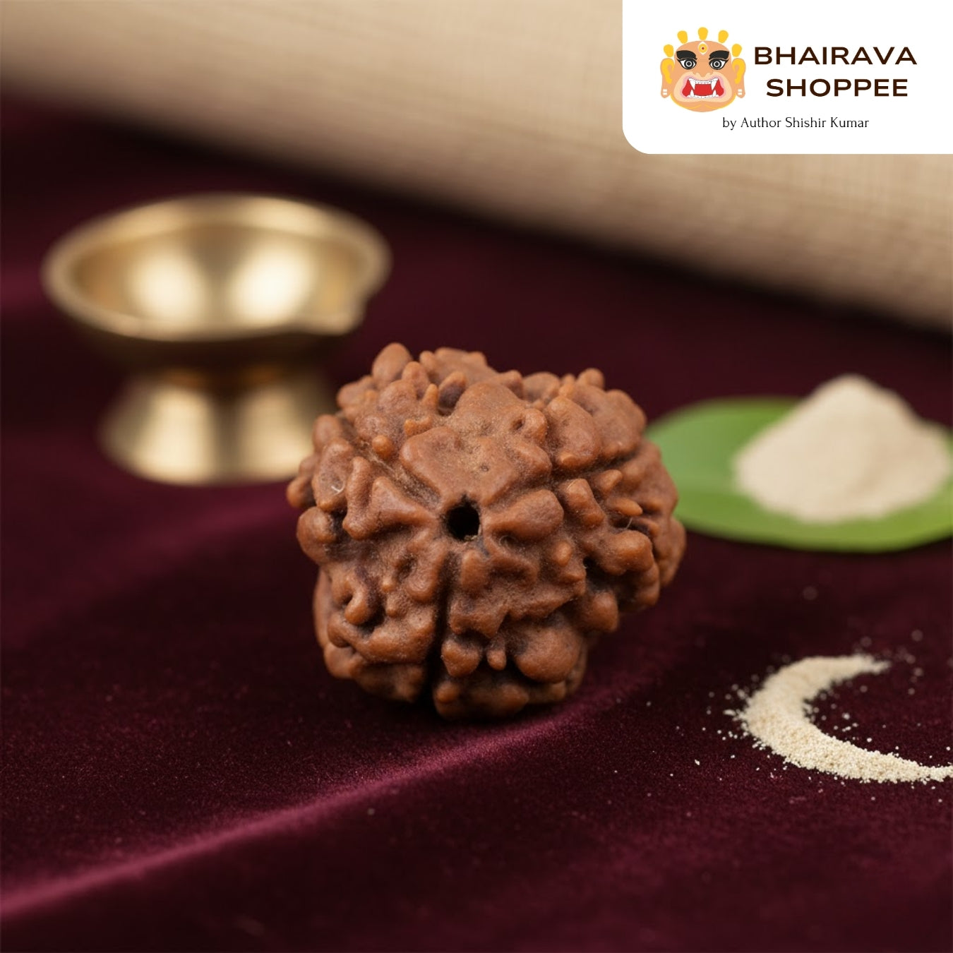 3 Mukhi Nepali Siddh Rudraksha | Agni Rudraksha for Karma Cleansing & Stress Relief