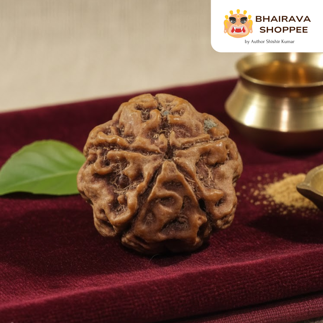 5 Mukhi Nepali Siddh Rudraksha | Kalagni Rudra Bead for Peace, Intellect & Awareness