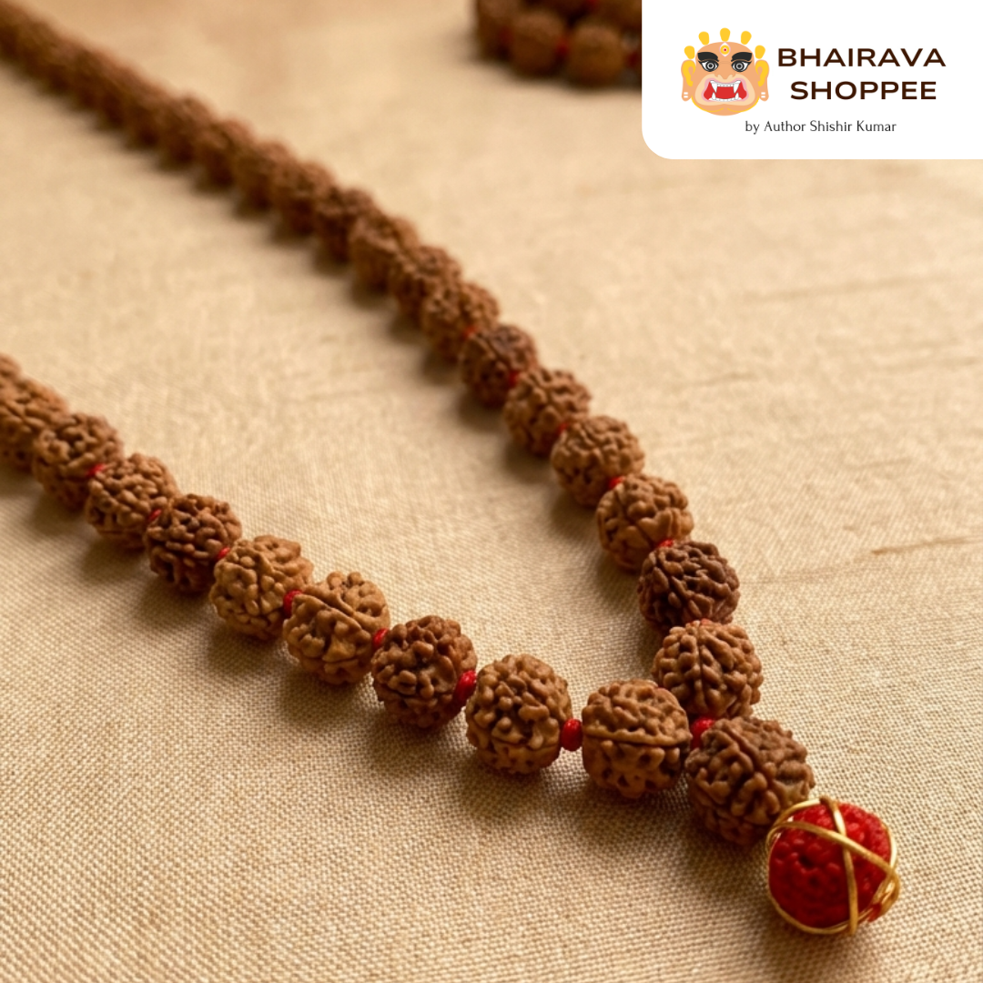5 Mukhi Rudraksha Wearable Mala | Sacred Protection & Daily Spiritual Balance