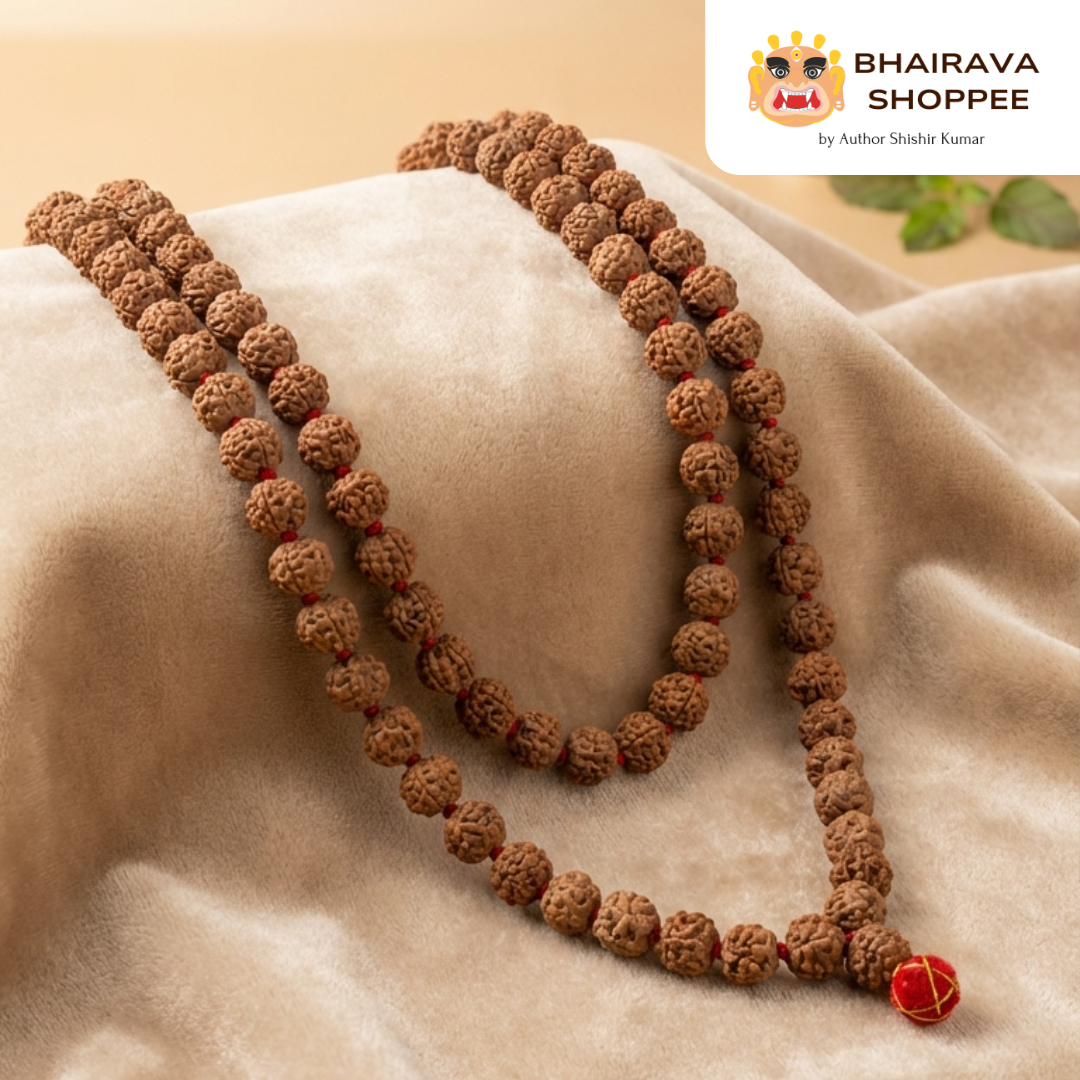 5 Mukhi Rudraksha Wearable Mala | Sacred Protection & Daily Spiritual Balance
