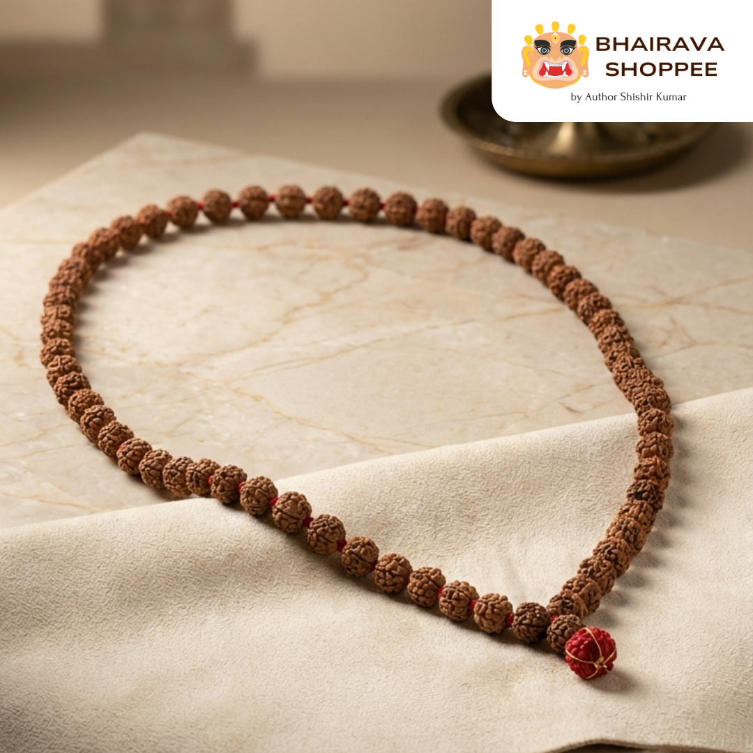 5 Mukhi Rudraksha Wearable Mala | Sacred Protection & Daily Spiritual Balance