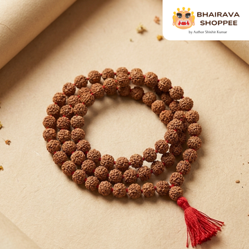 5 Mukhi Rudraksha Jaap Mala | 108 Beads for Health, Wealth & Protection