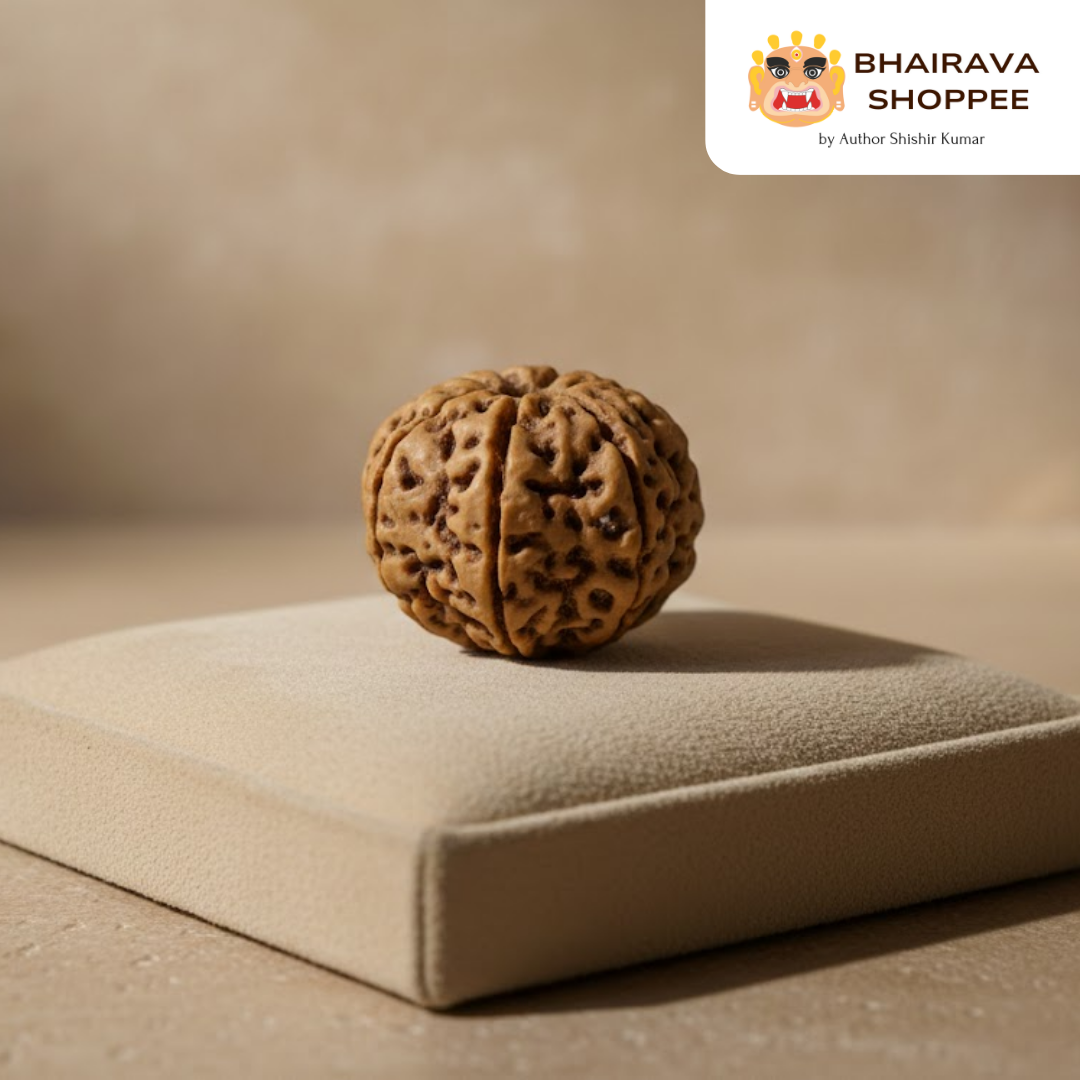 6 Mukhi Indonesian Rudraksha Bead | Siddha by Gurudev Rudranath Ji