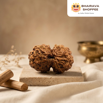 Big Indonesian Gauri Shankar Rudraksha | Sacred Symbol of Shiva–Shakti Unity
