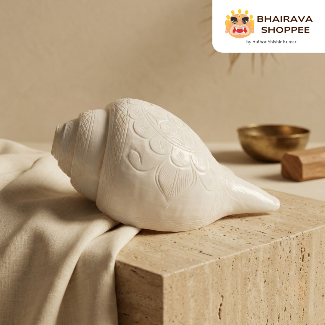 Natural White Puja Blowing Shankh | Loud Sound Conch Shell