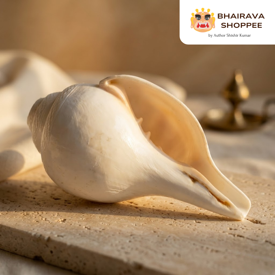 Natural White Puja Blowing Shankh | Loud Sound Conch Shell