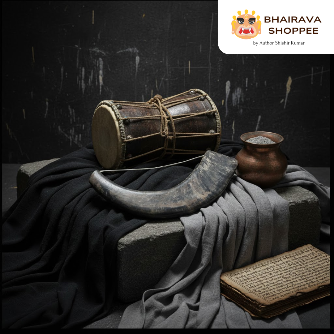 Big Size Singhi | Traditional Ritual Instrument for Naad & Pooja