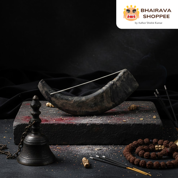 Big Size Singhi | Traditional Ritual Instrument for Naad & Pooja