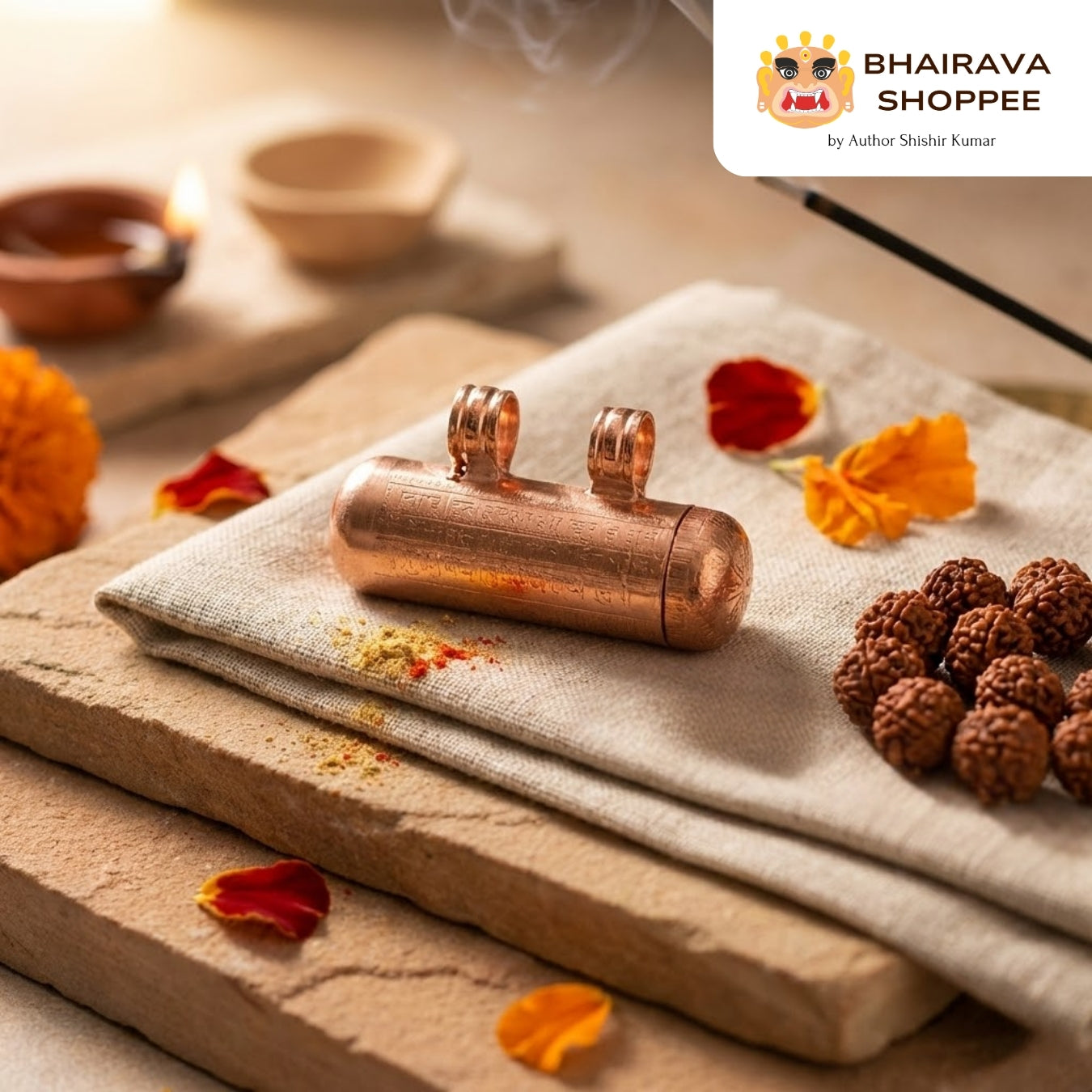 Energized | Chamunda Yantra | For Complete Protection from Evil Spirits & Ghosts (Pret Badha Nivaran)