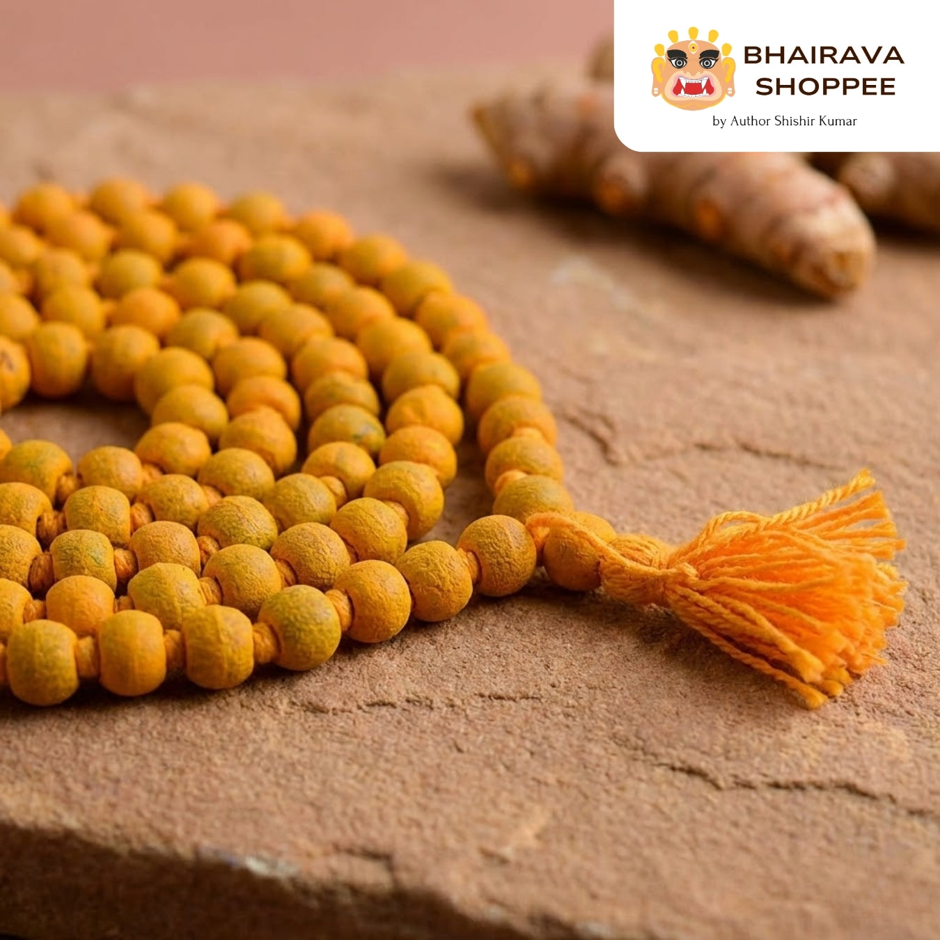 Haldi Siddha Jaap Mala | Turmeric Bead Mala for Pooja, Remedies & Spiritual Benefits
