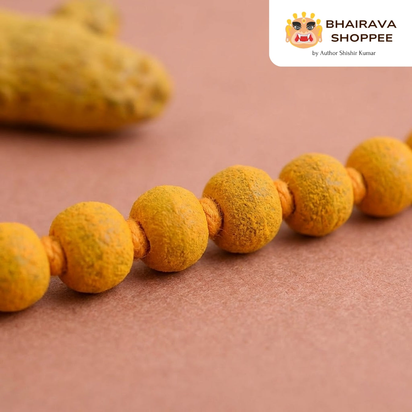 Haldi Siddha Jaap Mala | Turmeric Bead Mala for Pooja, Remedies & Spiritual Benefits