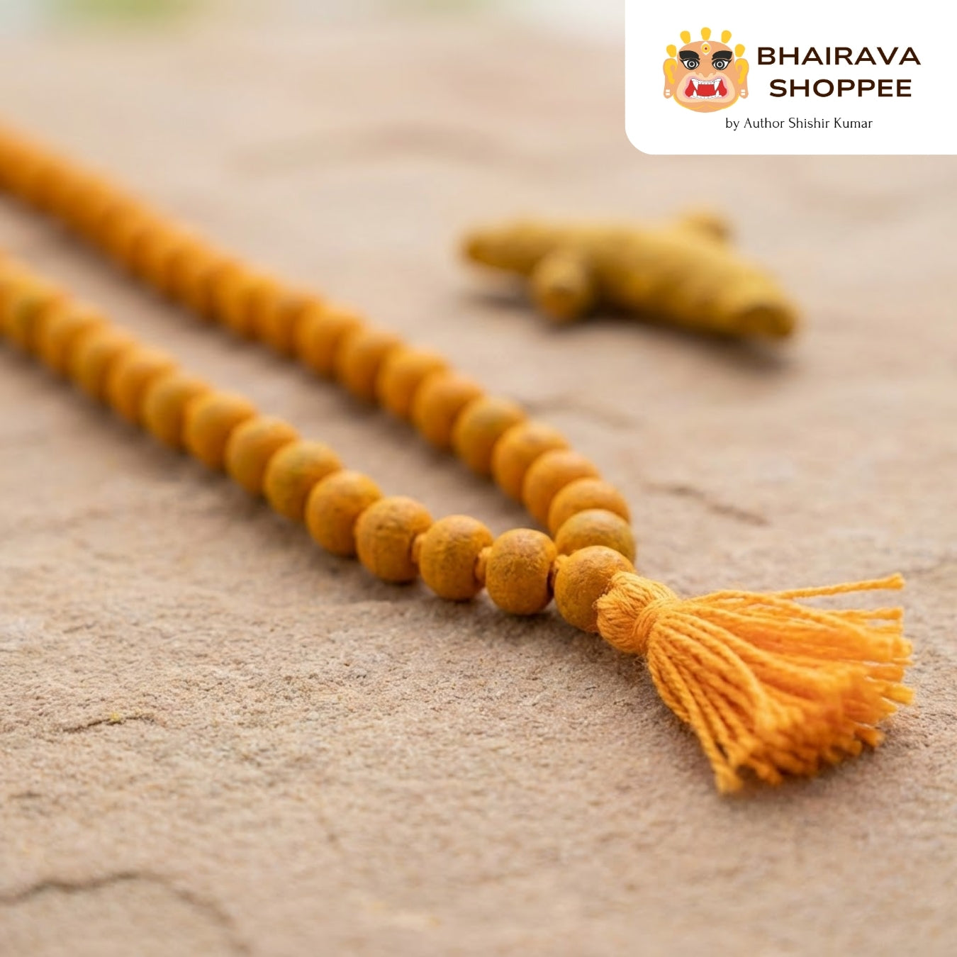 Haldi Siddha Jaap Mala | Turmeric Bead Mala for Pooja, Remedies & Spiritual Benefits