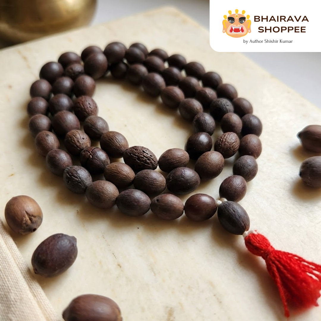 Siddh Natural Kamal Gatta Mala | 108 Lotus Seed Beads for Lakshmi Worship & Prosperity