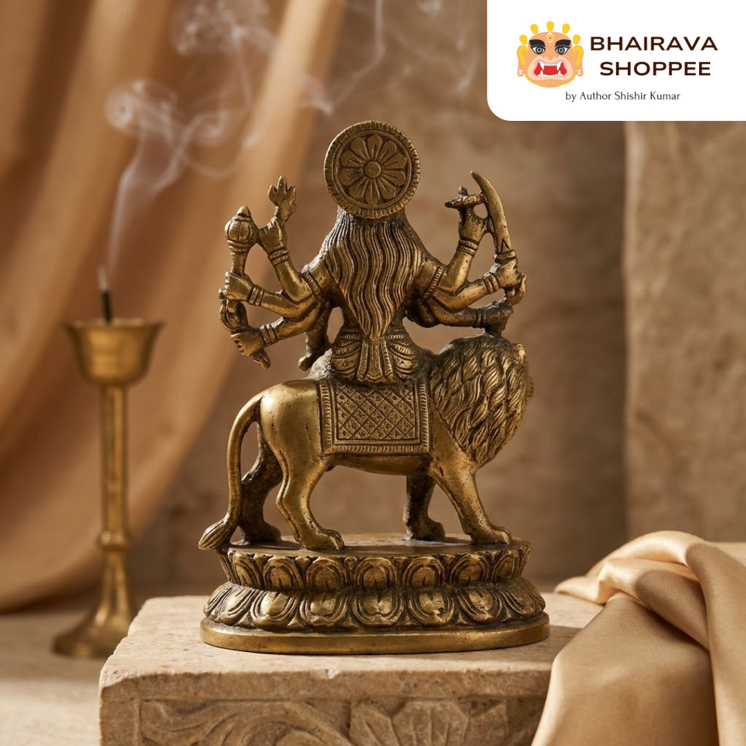 Maa Durga Bronze Idol – Divine Murti for Strength, Protection & Positivity