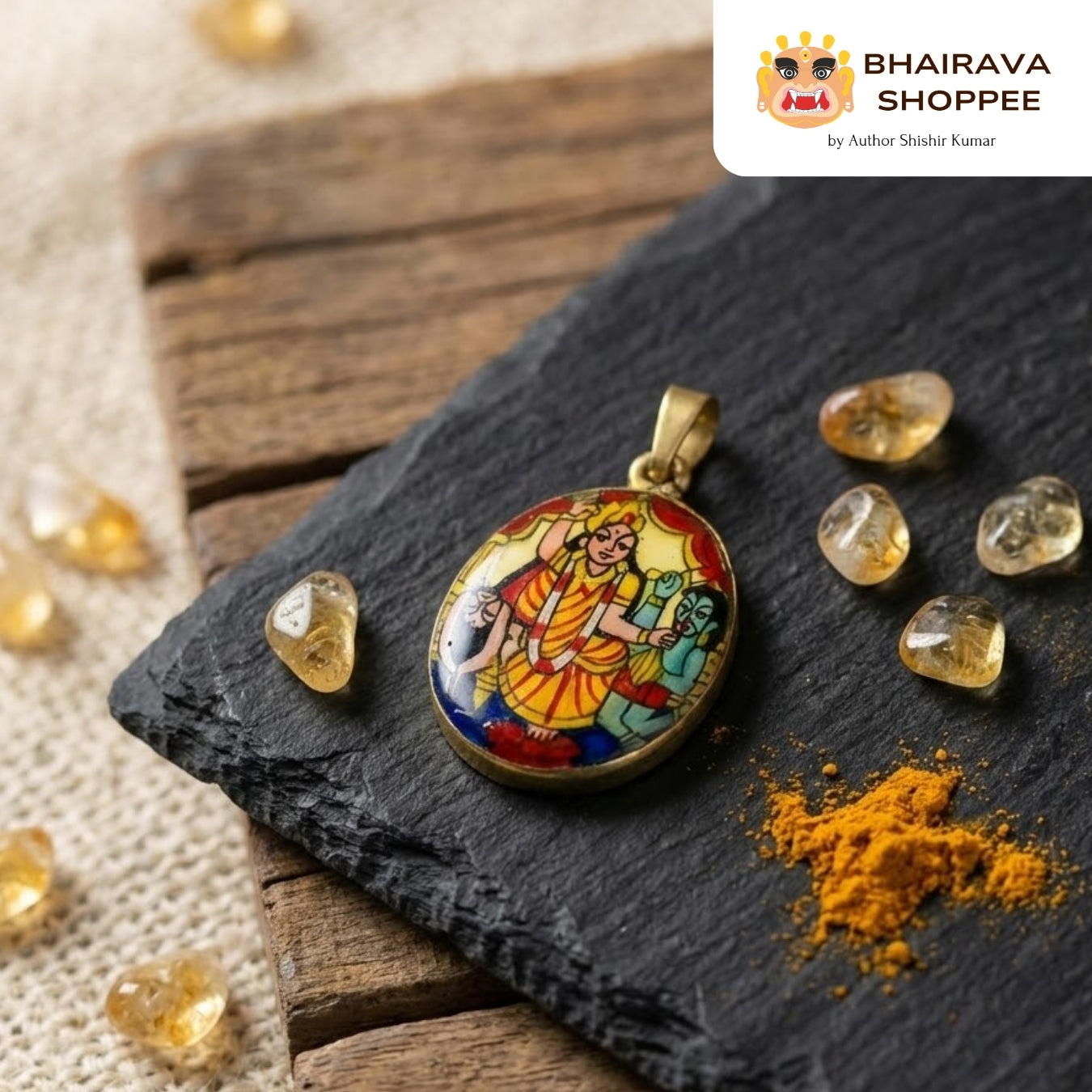 Powerful |  Maa Bagalamukhi Yantra Pendant | For Victory Over Enemies & Legal Battles