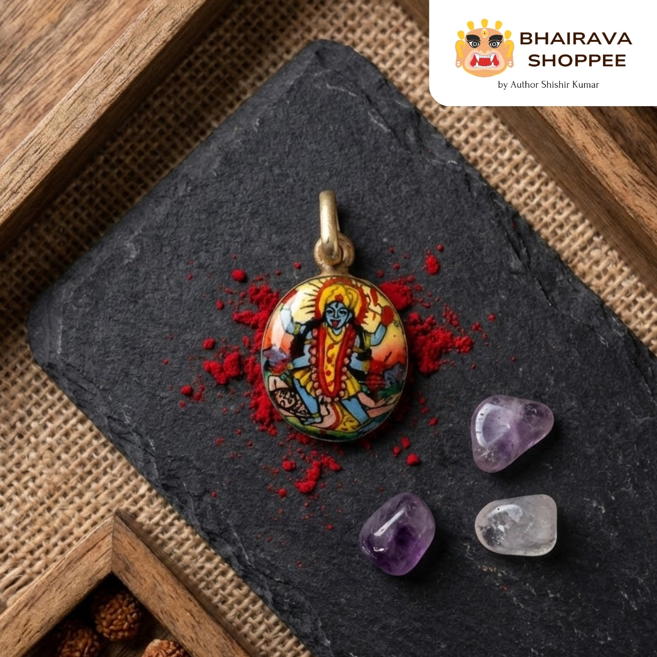 Energized | Maa Kali Yantra Pendant | For Ultimate Protection from Negative Energies & Evil Spirits