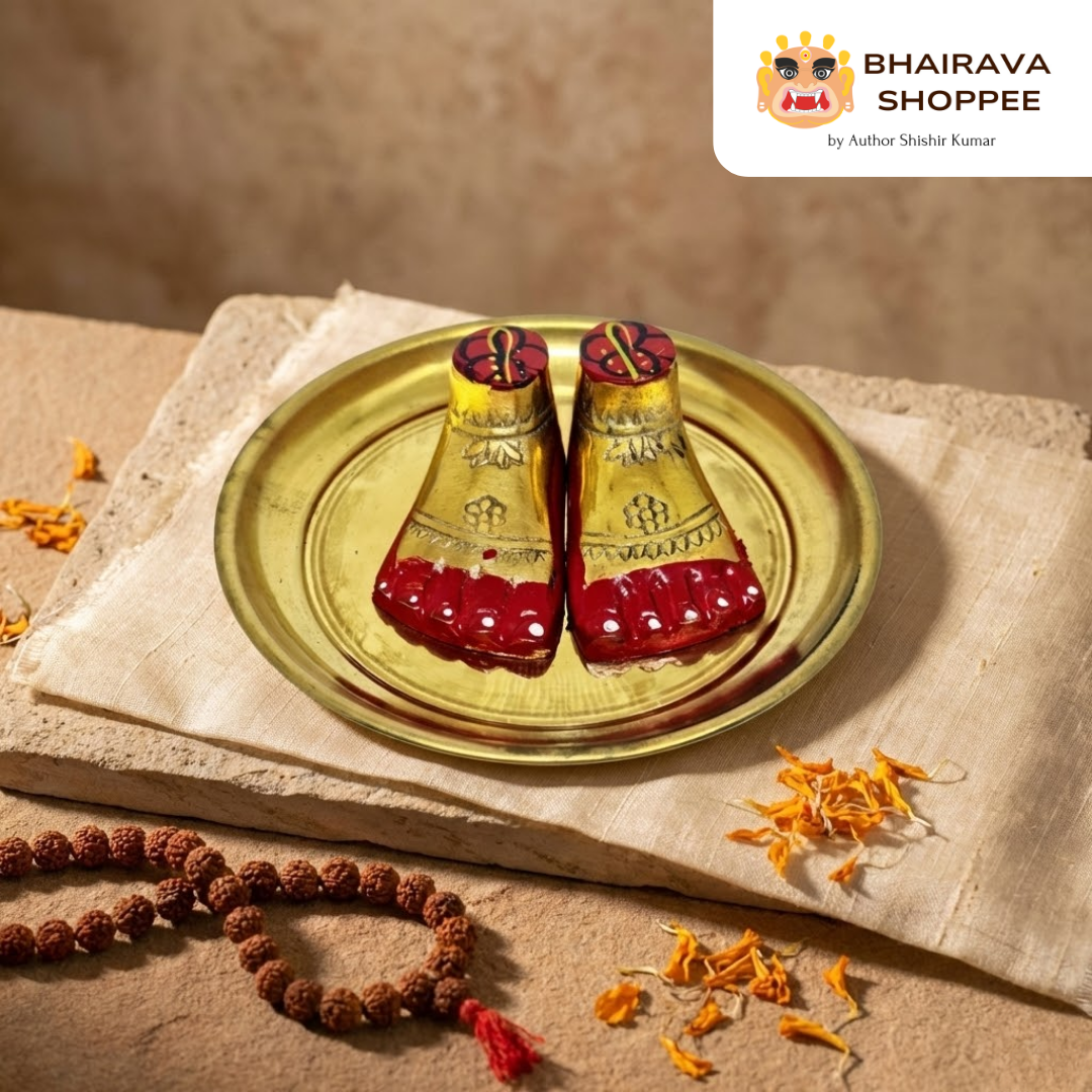 Maa Tara Charan Paduka | Sacred Footwear Symbol for Worship & Seva