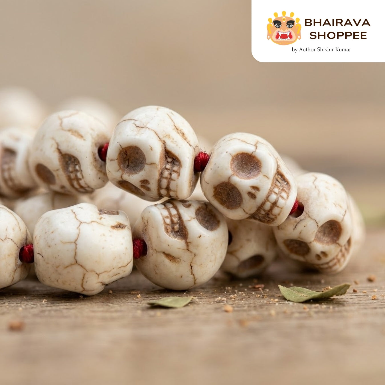 Authentic | Mund Mala (Skull Mala) | For Sadhana, Devotion & Spiritual Power