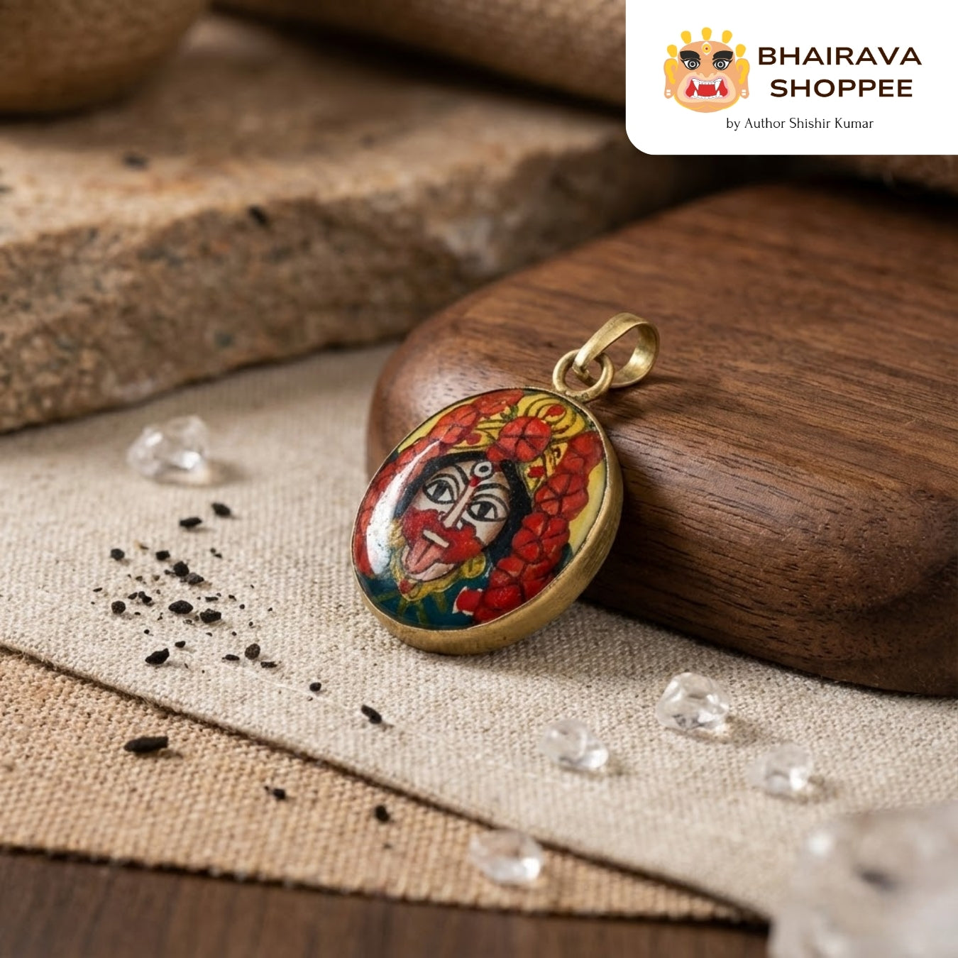 Authentic | Neel Tara Yantra Pendant | For Academic Success, Focus, and Memory