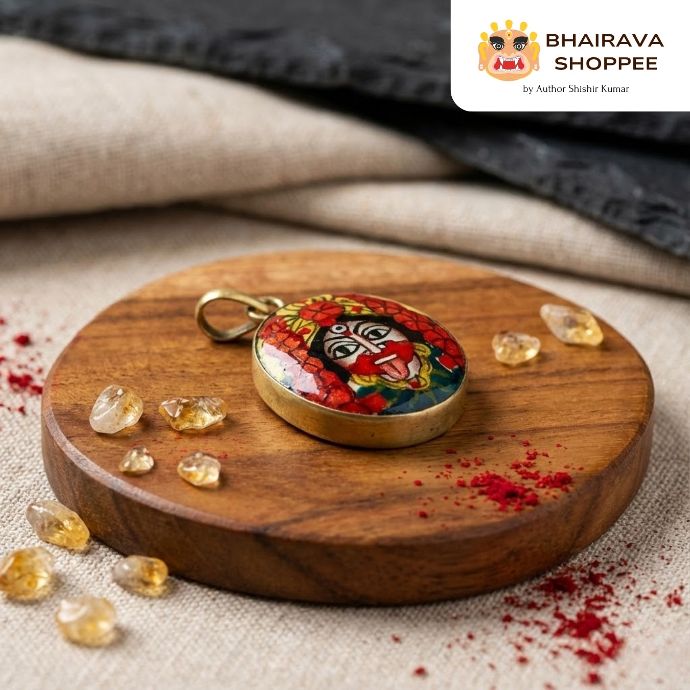 Authentic | Neel Tara Yantra Pendant | For Academic Success, Focus, and Memory