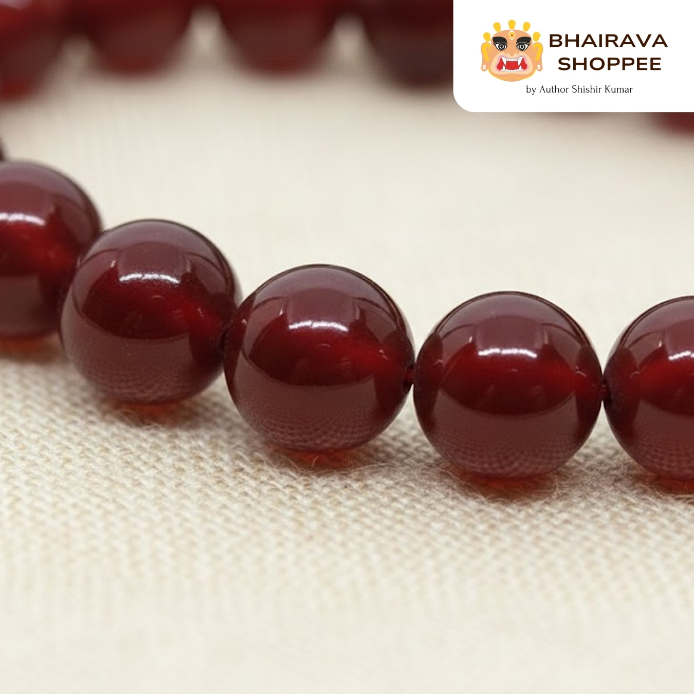 Red Keruva Mala | Sacred Japa Mala for Devotion & Spiritual Practice