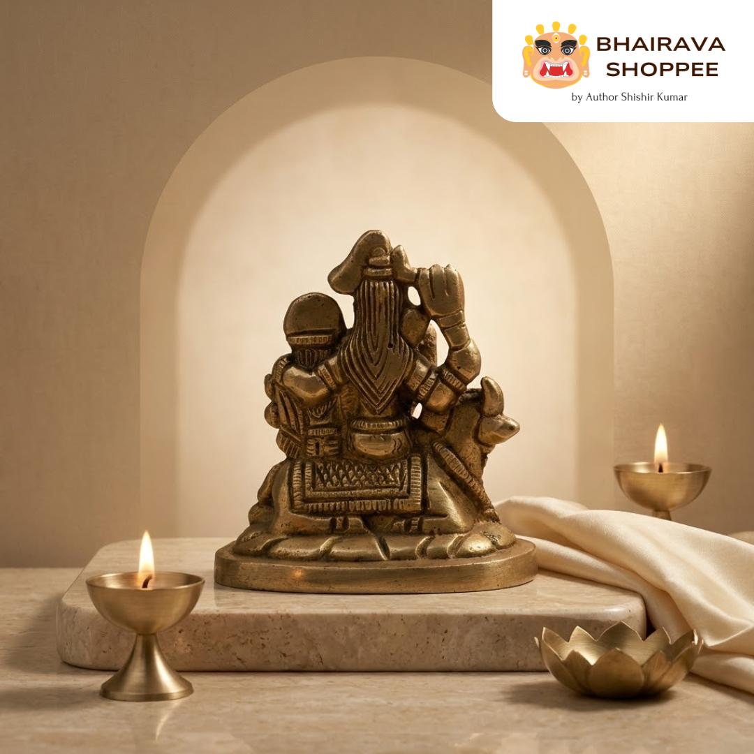 Shiv Parvati Bronze Idol – Divine Symbol of Love, Harmony & Spiritual Balance