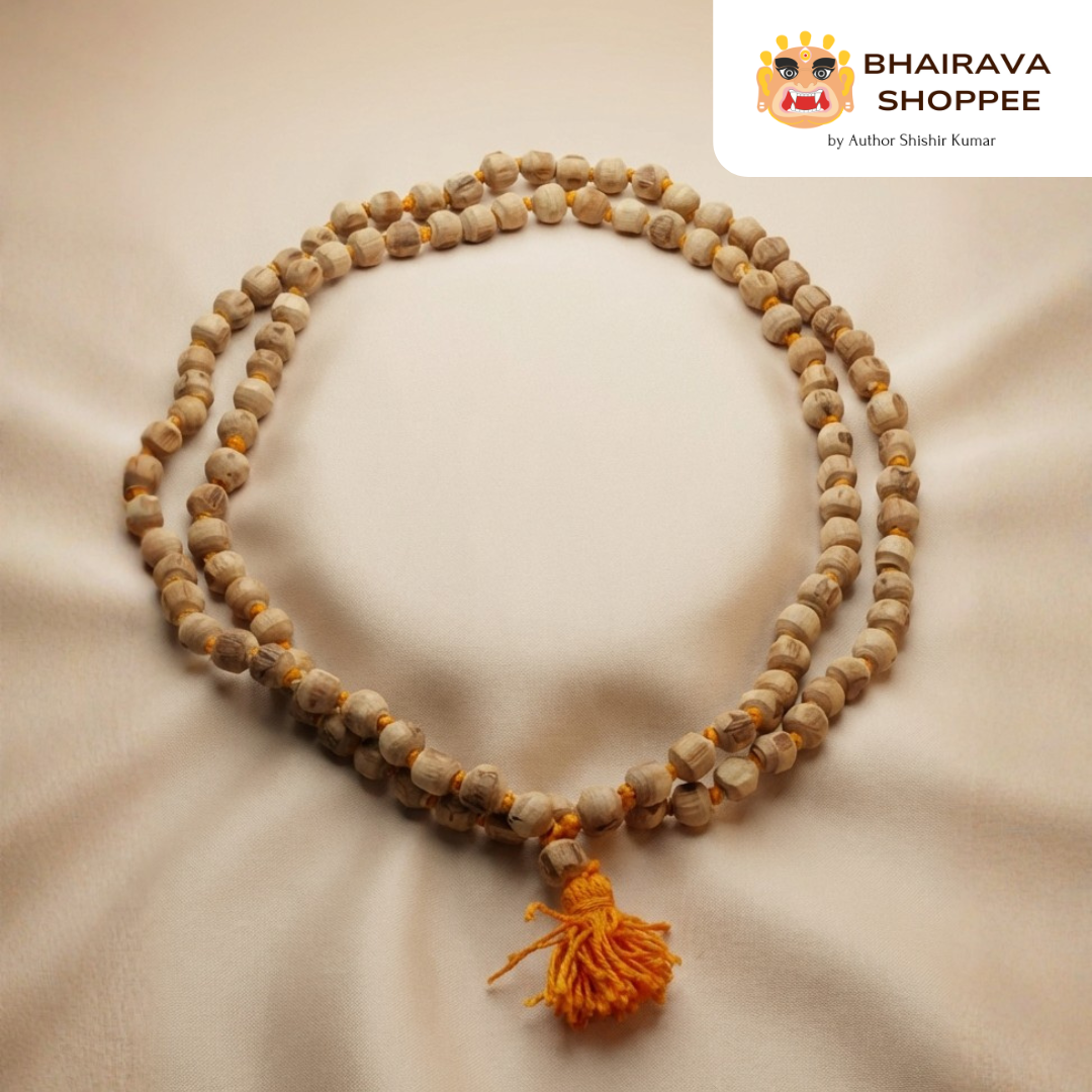 Original Tulsi Mala (108 Beads) | Sacred Basil Rosary for Krishna & Rama Devotion