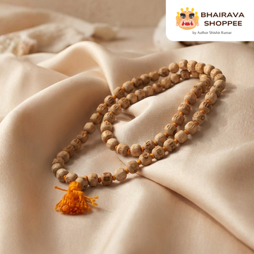 Original Tulsi Mala (108 Beads) | Sacred Basil Rosary for Krishna & Rama Devotion
