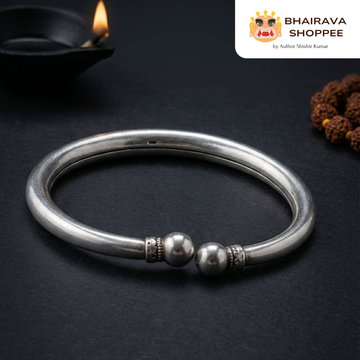 Siddha Bhairav Bedi | Sacred Silver Protection Tool for Tantrik Sadhana