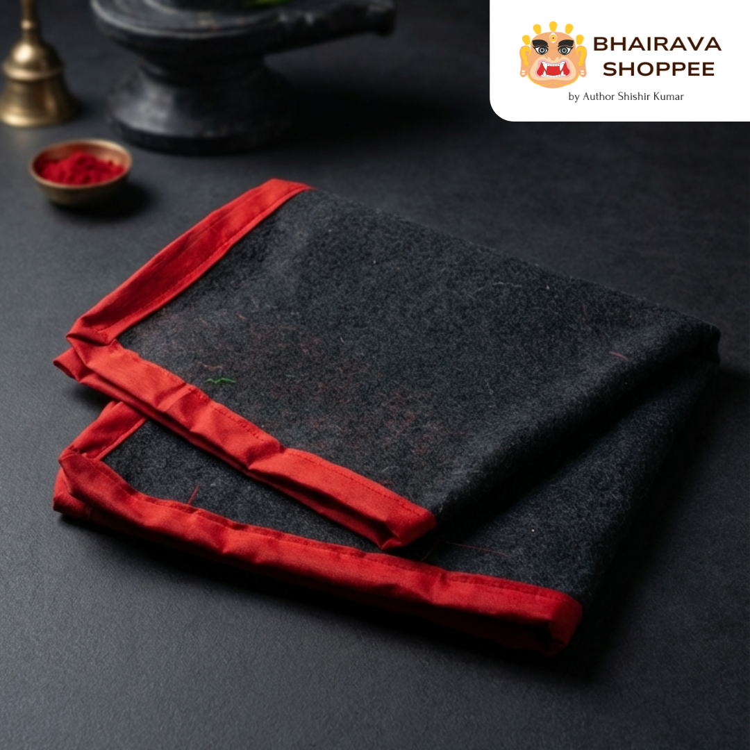 Kala Pooja Aasan | Woolen Prayer Mat for Meditation & Rituals (28x21 in)