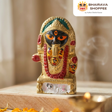 Maa Kali Bronze Idol for Protection & Shakti | Mahakali Murti for Home Temple, Vastu & Spiritual Decor