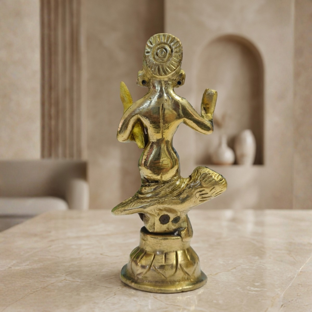Lakshmi Ji Bronze Idol for Wealth & Prosperity | Maa Laxmi Murti for Home Temple, Diwali Puja & Vastu Decor
