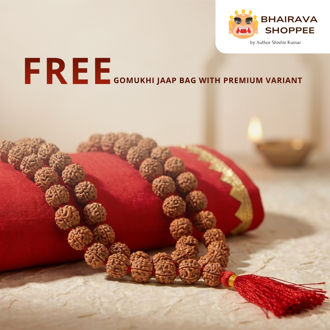 5 Mukhi Rudraksha Jaap Mala | 108 Beads for Health, Wealth & Protection